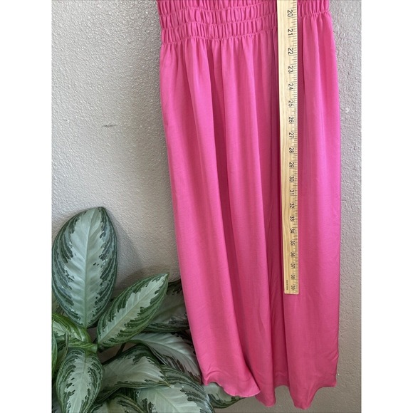 SheBird Emma One & Done Bra Maxi Dress Bright Pink Size 2 XS - Picture 4 of 12